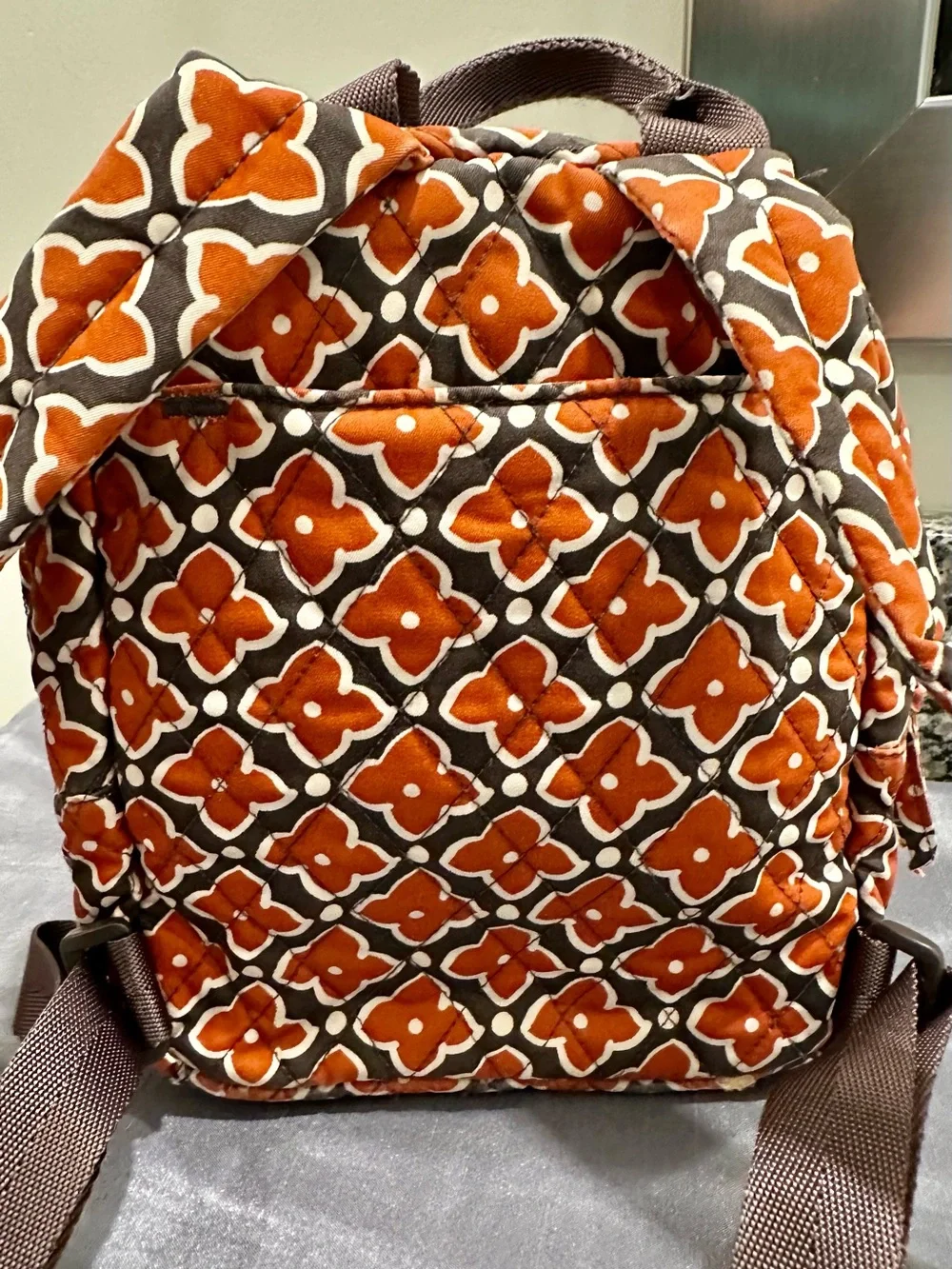 Vera Bradley Quilted Cotton Mini Banbury Backpack - Moorish Pattern
